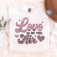 Valentine's Sublimation Png, Love is in the Air Png, Retro Love PNG