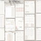 PLR Digital Planner Template, Hyperlinked PLR, Commercial Use Planner