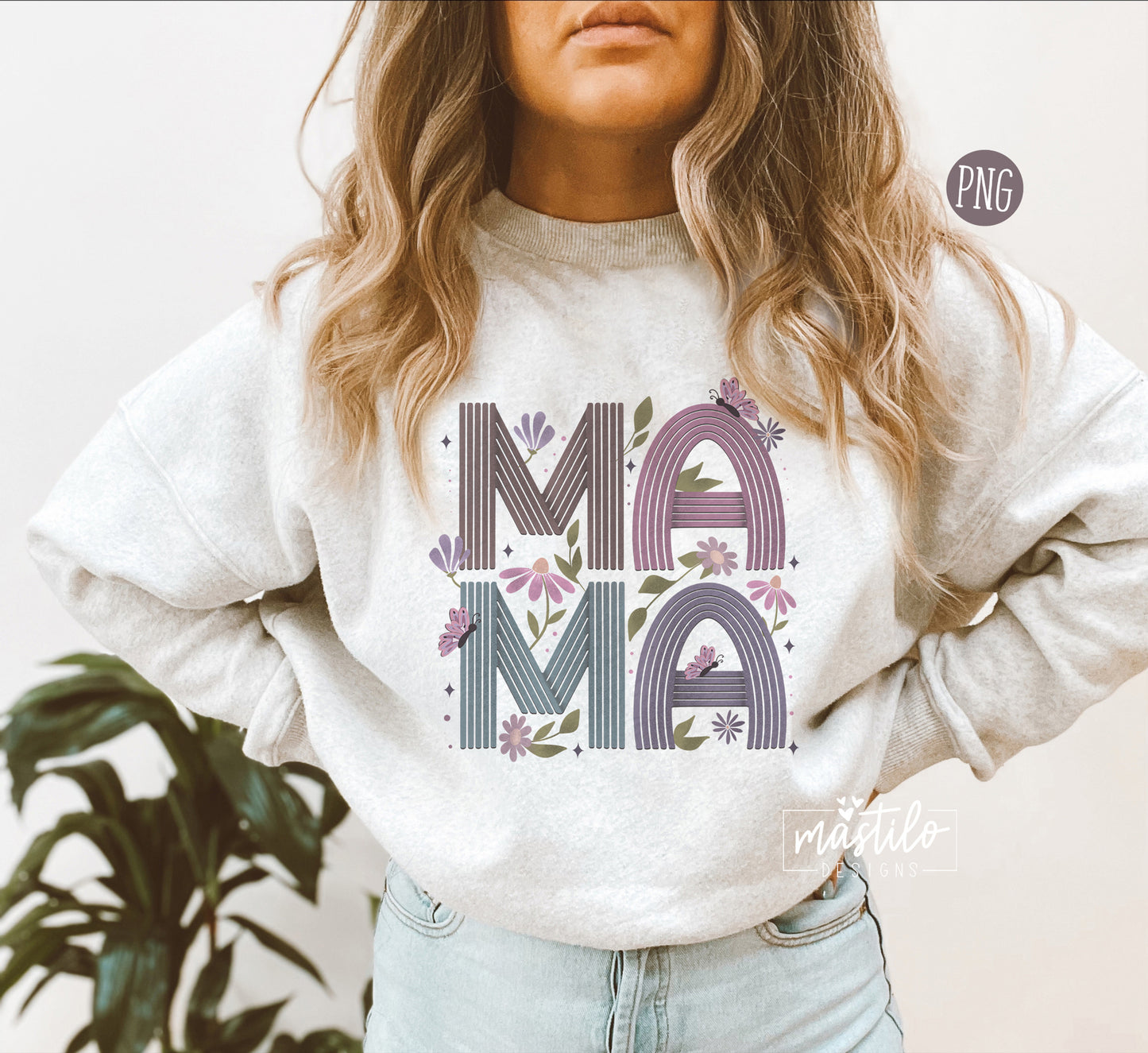 Mama Sublimation PNG, Sublimation designs, Boho Mama sublimation Design