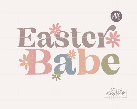 Easter Sublimation Designs, Easter Babe PNG