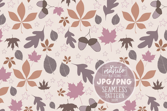 Fall Leaves, Fall Seamless Pattern, Fall Leaves Png, Fall Fabrics Seamless Files