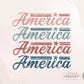 Retro America PNG, America Png, America Vingtage Design