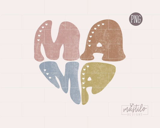 Mama Png, Sublimation downloads, Boho Mama png designs