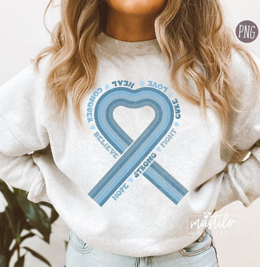 Awareness, Blue Ribbon, Prostate Cancer Png, Awareness Sublimation