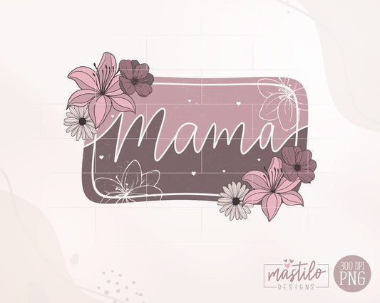 Mama Boho png, Sublimation designs, Mama Sublimation PNG