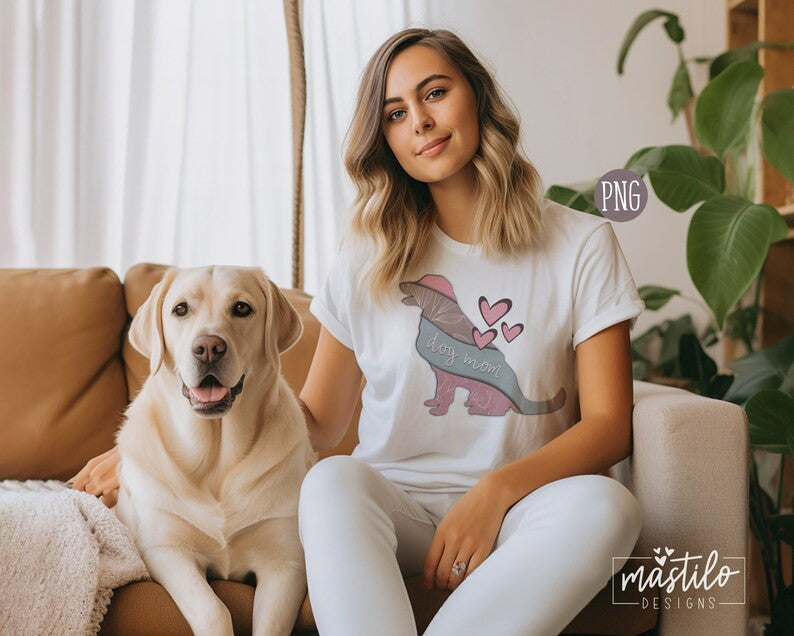 Dog Mom Boho Png, Dog Lover Boho Png, Pet Sublimation