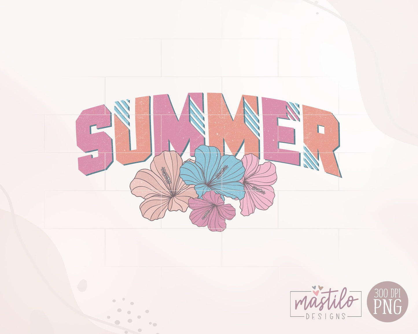 Summer Retro png, Summer Sublimation downloads