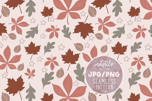 Fall Leaves Pattern, Fall Seamless Pattern, Fall Leaves Png, Fall Fabrics Seamle