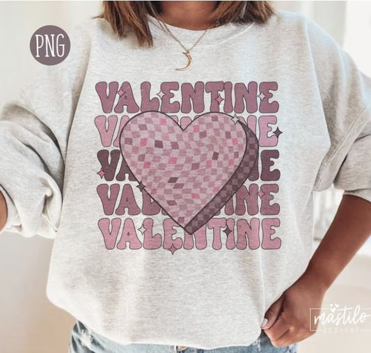 Valentine Png, Valentine's Sublimation Png, Retro Love PNG