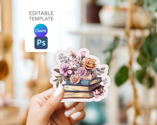 Sticker Mockup Canva, Photoshop Sticker Mockup, Sticker Mockups PSD file