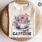 Caffeine Queen Png, Coffee Lover Png, Coffee Png, Coffee Sublimation Designs