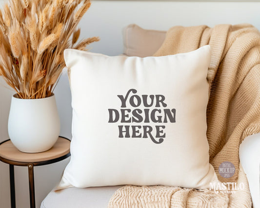 Pillow Mockup, Styled Pillow Mockup, Throw Pillow Mockup