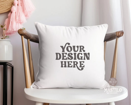 Throw Pillow Mockup, Styled Pillow Mockup, Pillow Mockup, Simple Pillow Mockup