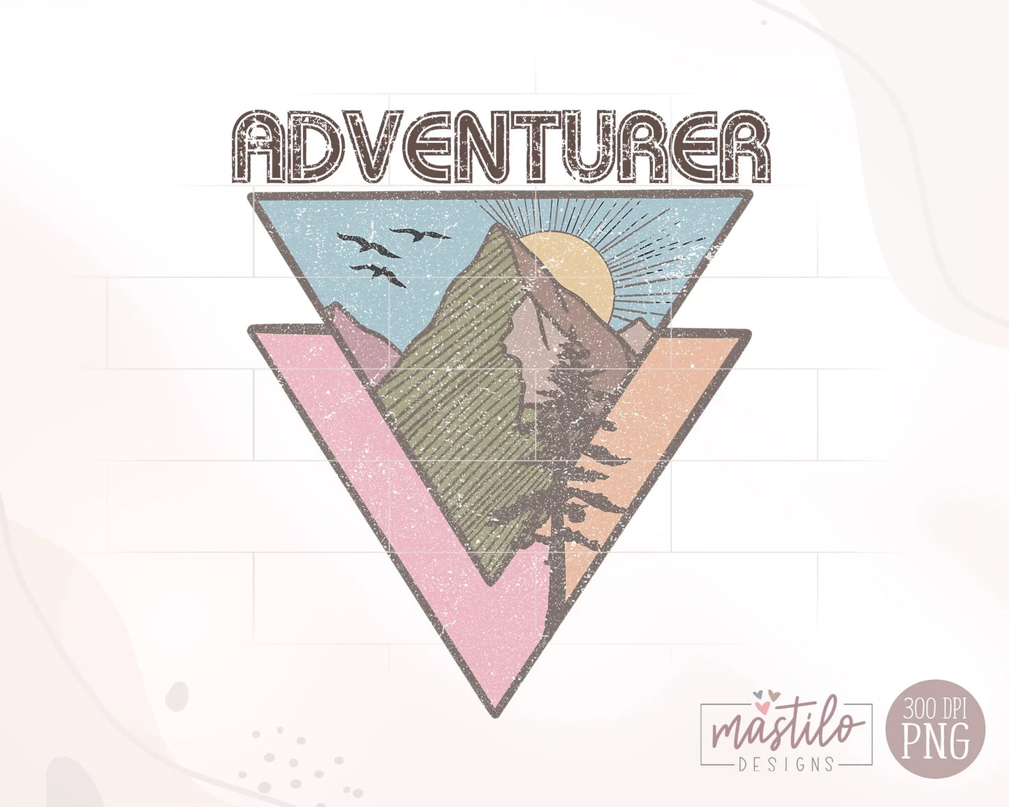 Adventurer Png, Adventure Sublimation Design, Retro Png