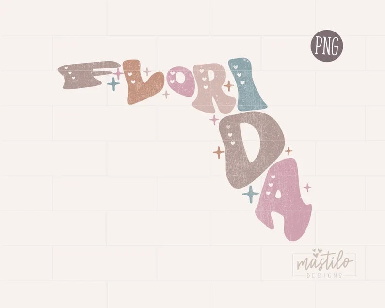 Florida Png, Florida State png, Florida Word Png, Florida Clipart