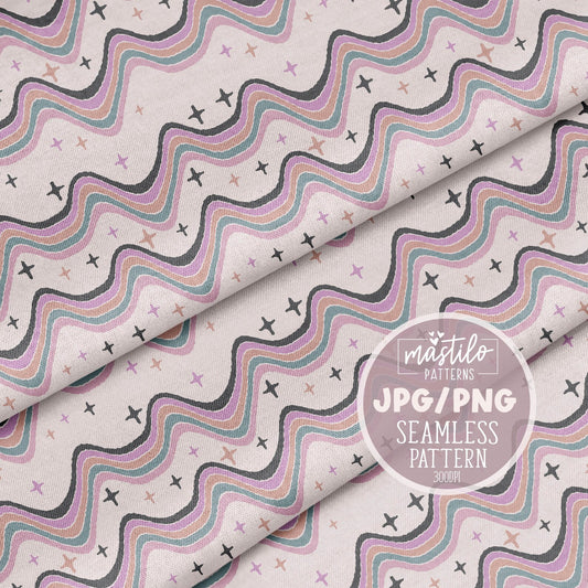 Retro Seamless Repeat Pattern, Seamless Pattern Png, Stripes, Pink Blue