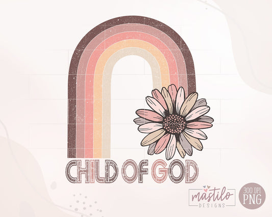 Child Of God Png, Retro Christian Png, God PNG, Christian Shirt Designs