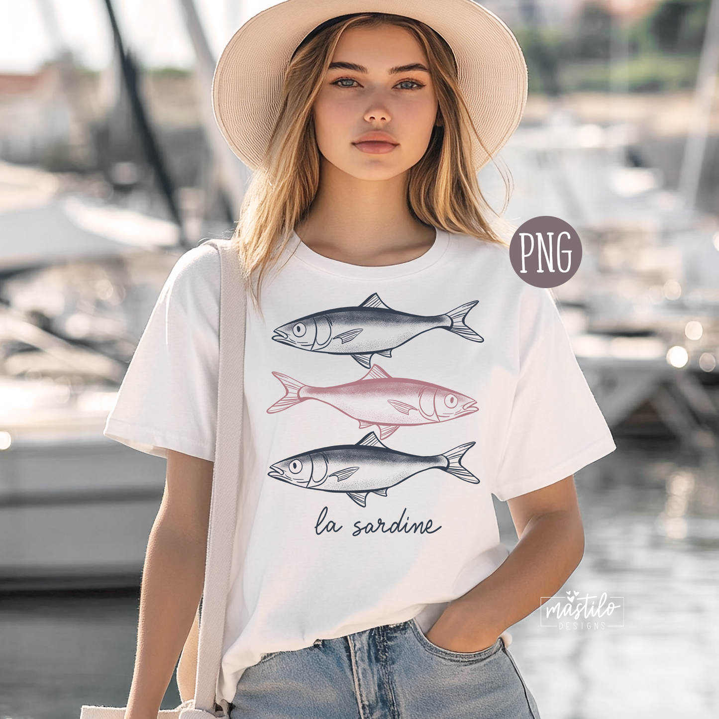 Sardine Fisherman Aesthetic, Sardine PNG, Coastal Artwork, Coastal Vibes, Trendy Sardine Png Digital Design